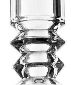 Shop Solid Glass 12in Sculpted Neck Barrel Beaker Bong in australian