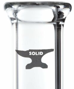 Shop Solid Glass 12in Triple Ring Beaker Bong in australian