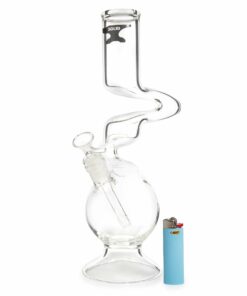 Shop Solid Glass 14in Stand Up Sit Down Bong in australian