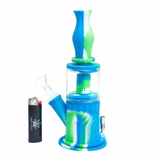 Shop Waxmaid Silicone Four-In-One Bong/Dab Rig/Nectar Collector/Bubbler in australian