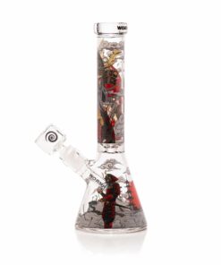 Shop Wormhole Glass 11" Shogun Beaker Bong - Clear in australian