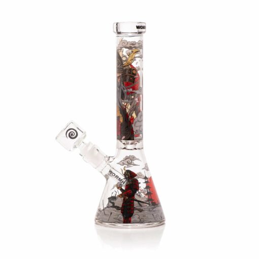 Shop Wormhole Glass 11" Shogun Beaker Bong - Clear in australian