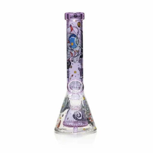 Shop Wormhole Glass 11" Spaghettification Beaker Bong w/ Colins Perc in australian