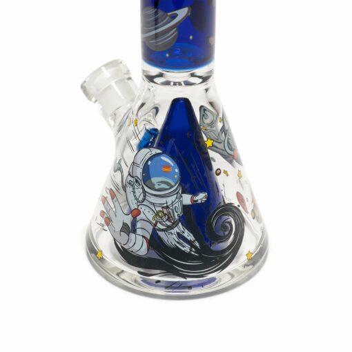 Shop Wormhole Glass 11" Spaghettification Beaker Bong w/ Colins Perc in australian