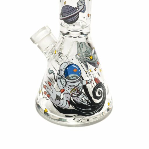 Shop Wormhole Glass 11" Spaghettification Beaker Bong w/ Colins Perc in australian