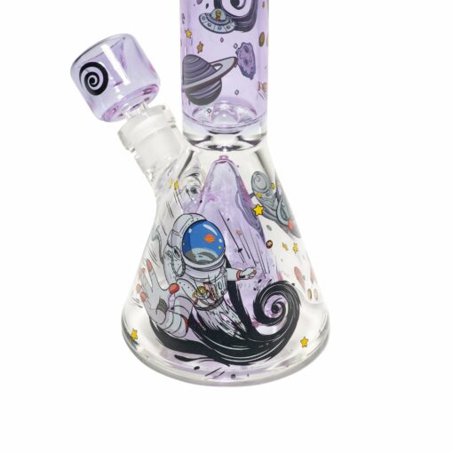 Shop Wormhole Glass 11" Spaghettification Beaker Bong w/ Colins Perc in australian